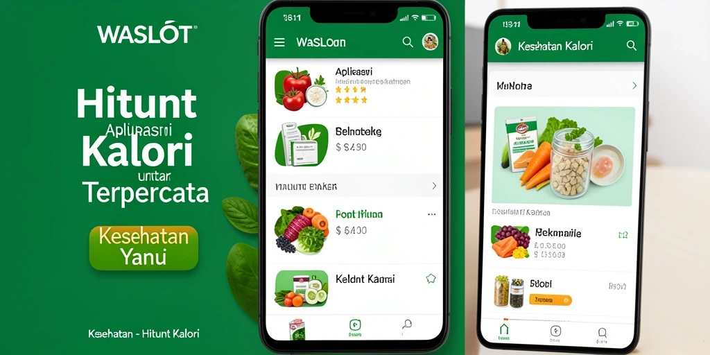 Antarmuka WASLOT menampilkan proses penghitung kalori yang mudah dan efisien.